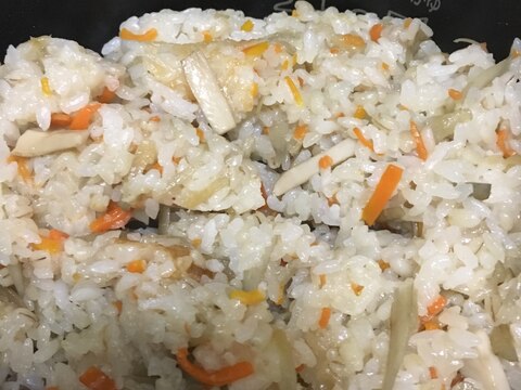 ごぼう炊き込みご飯